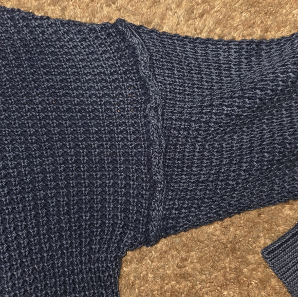NATURAL LIFE Navy Blue Knit Sweater - Picture 3 of 3